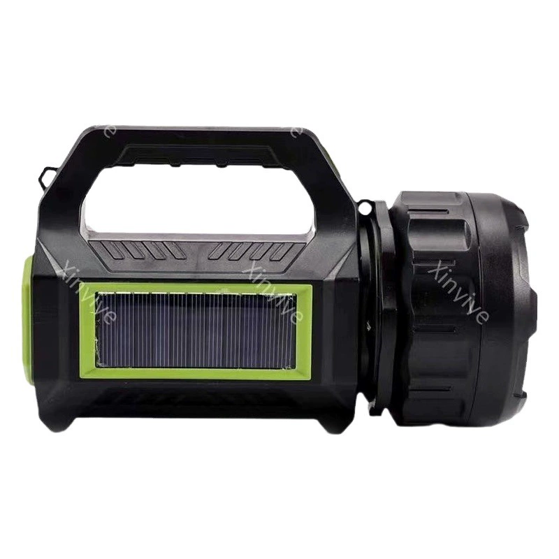 Трансграничный новый сильный свет портативный прожектор открытый многофункциональный фонарик двойной источник света красный свет аварийный переносной светильник