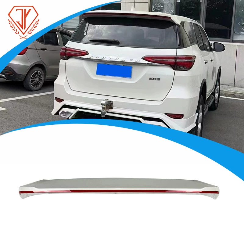 Подходит для Toyota Fortuner: задний спойлер со световыми элементами, 2016 год, защита от столкновений, задний бампер, хит продаж на международном рынке