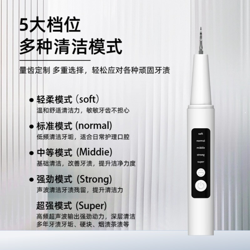 超声波电动洁牙器牙结石去除器烟渍家用牙垢清洁冲牙器洗牙器|undefined
