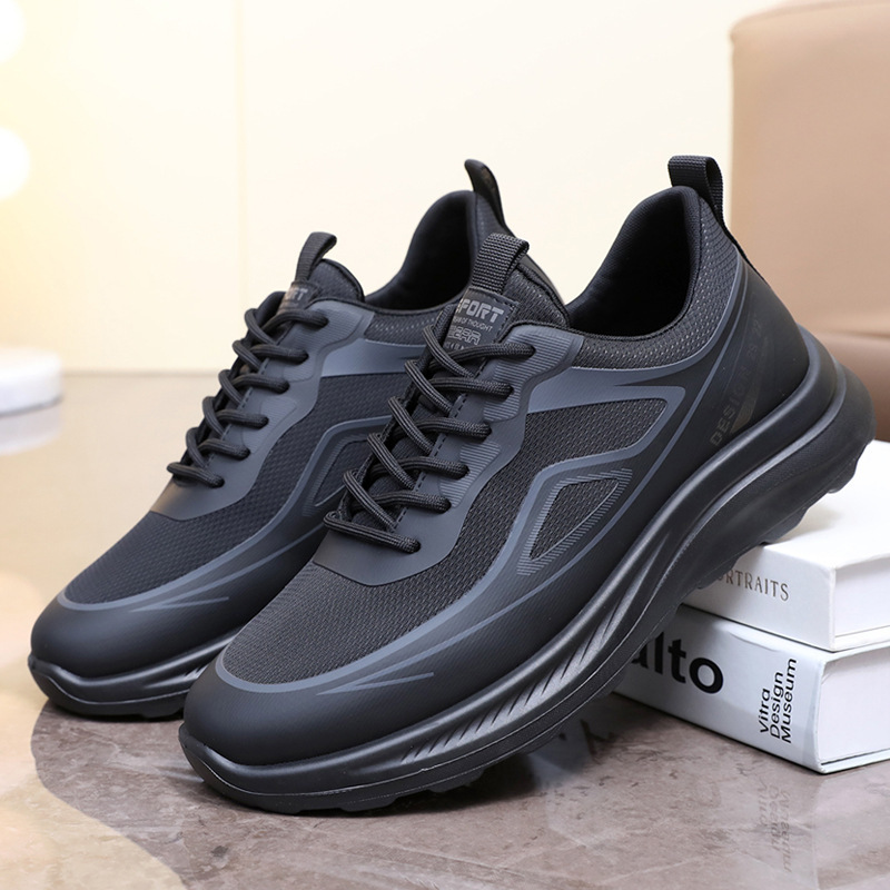 2026 Autumn New Men's Flyknit Mesh Shoes Casual Fashion Sneakers Comfortable Outdoor Walking Shoes for Middle-Aged and Elderly 2026 Autumn New Men's Flyknit Mesh Shoes Casual Fashion Sneakers Comfortable Outdoor Walking Shoes for Middle-Aged and Elderly