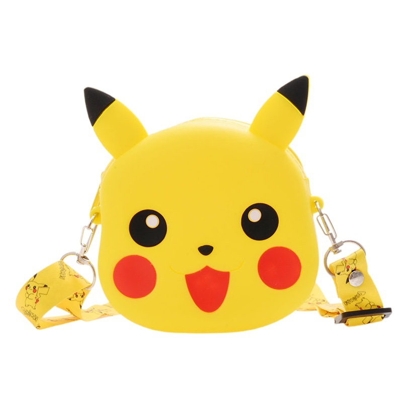 Cartoon Silicone Coin Purse Mini Bag New Parent-Child Shoulder Crossbody Bag Children's Fashion Jelly Bag Wholesale