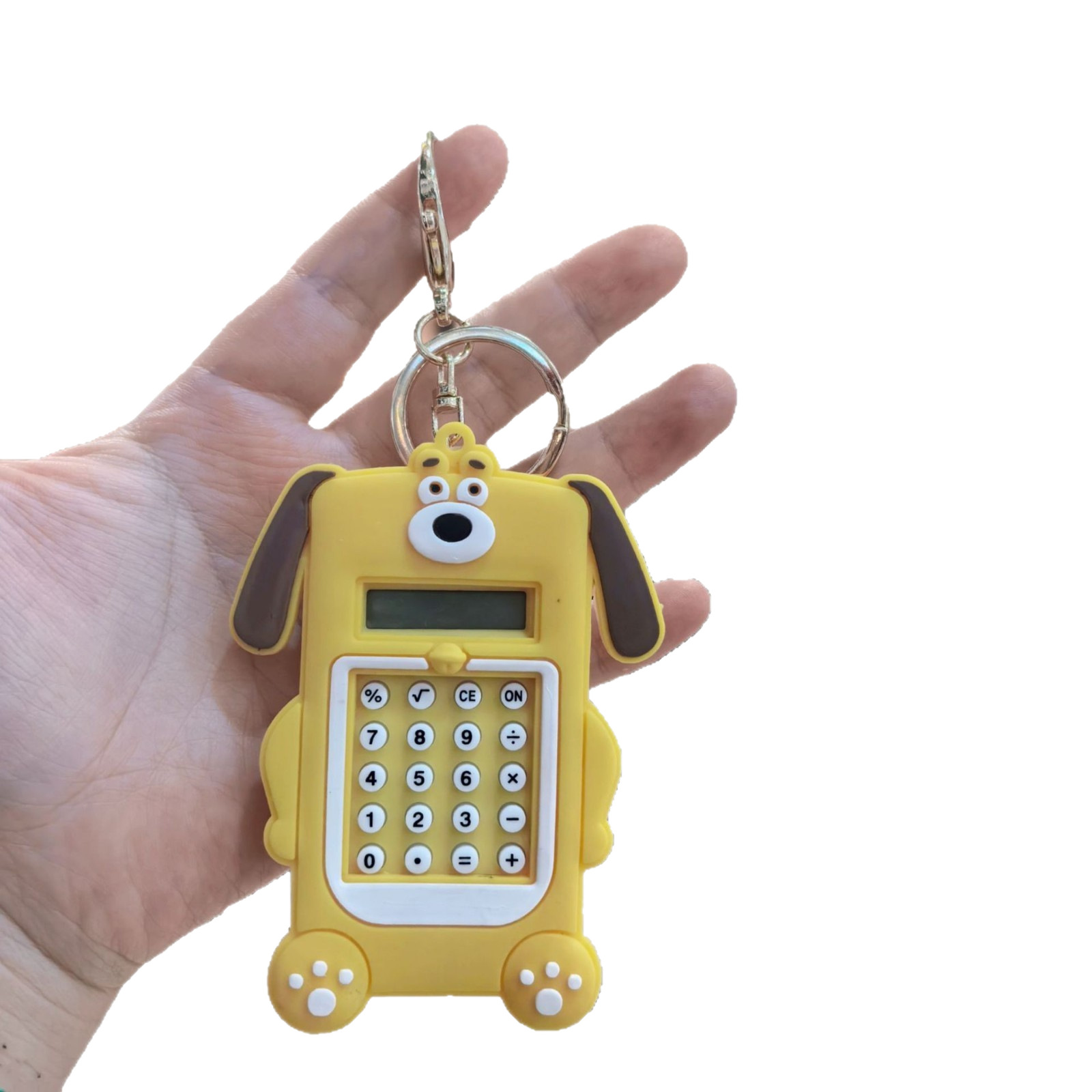 Explosiones adorables perros mini calculadora colgante llavero creativo laberinto juguetes de puzzle estudiantes regalos para niños