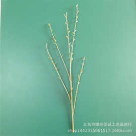 仿真枝头仿真花枝 仿真梅花花枝配件 5叉梅花枝 人造花枝大量批发