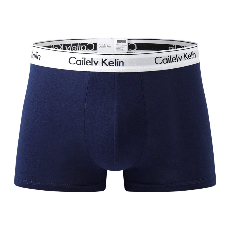 Pantalones de hombre CaKL algodón transpirable, cuatro esquinas modales delgadas, caja de regalo 3 piezas