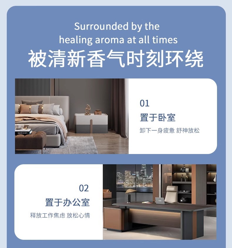 2025 New Car Aromatherapy Car Perfume Car High-End Fragrance Long-Lasting Fragrance Car Deodorizing Odor Light Fragrance