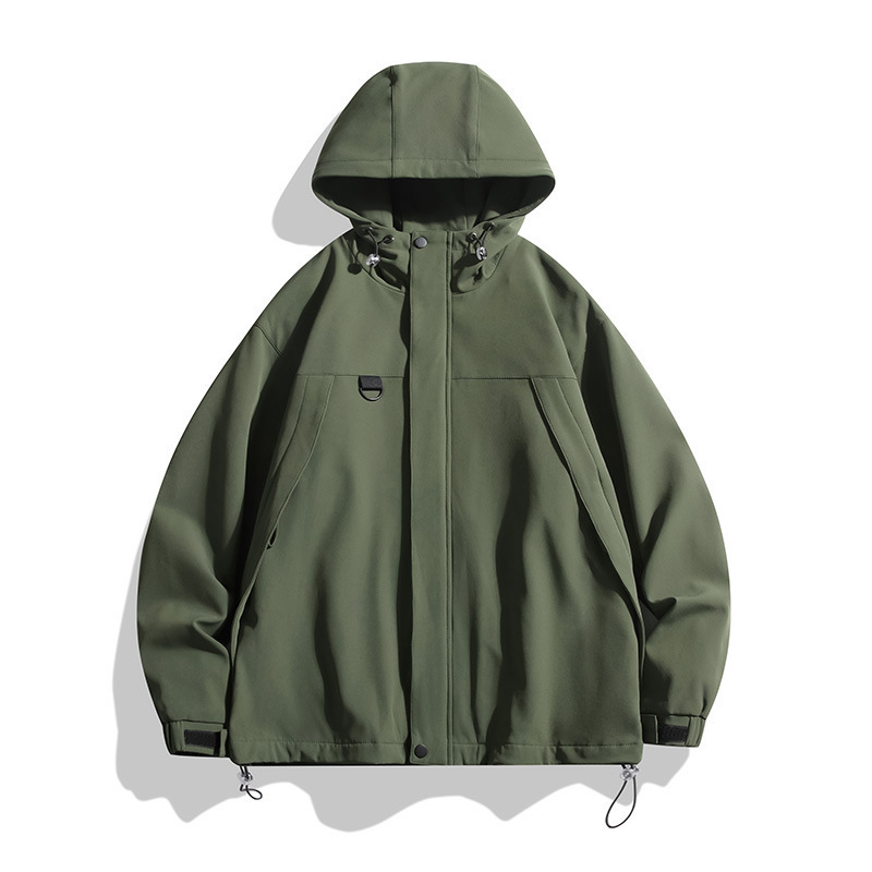 2023 nuevo traje de asalto hombre marca de moda de otoño chaqueta con capuz pareja 23128 image 8