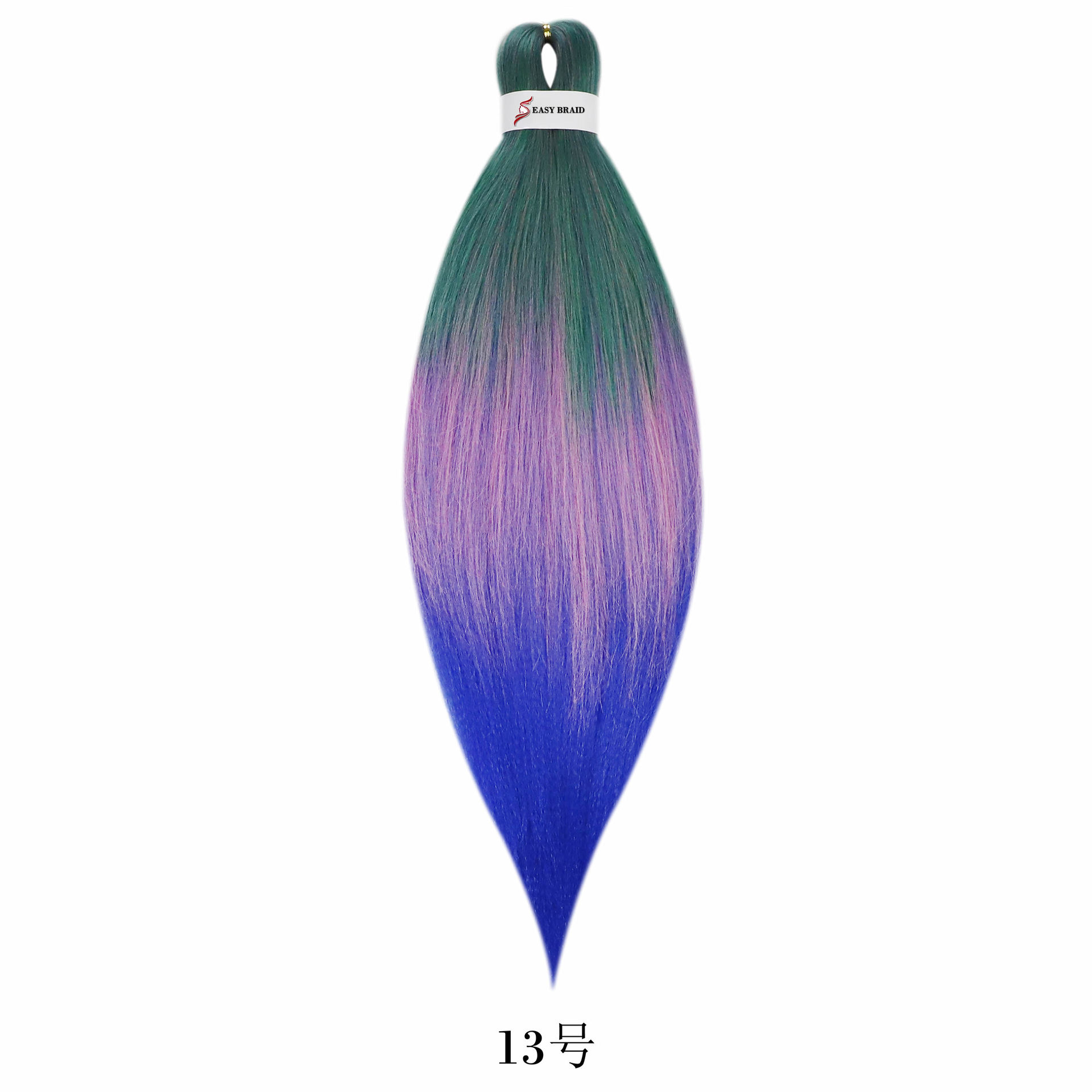 Peluca trenzada grande EZ de 26 pulgadas para mujer, peluca trenzada fácil de fibra sintética africana, suave y esponjosa, de seda de baja temperatura