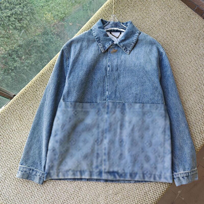 Correct Version of Donkey 25 Autumn and Winter New Classic Workwear Denim Short-Sleeved Shirt Embossed Canvas Denim Jacket Jacket Correct Version of Donkey 25 Autumn and Winter New Classic Workwear Denim Short-Sleeved Shirt Embossed Canvas Denim Jacket Jacket