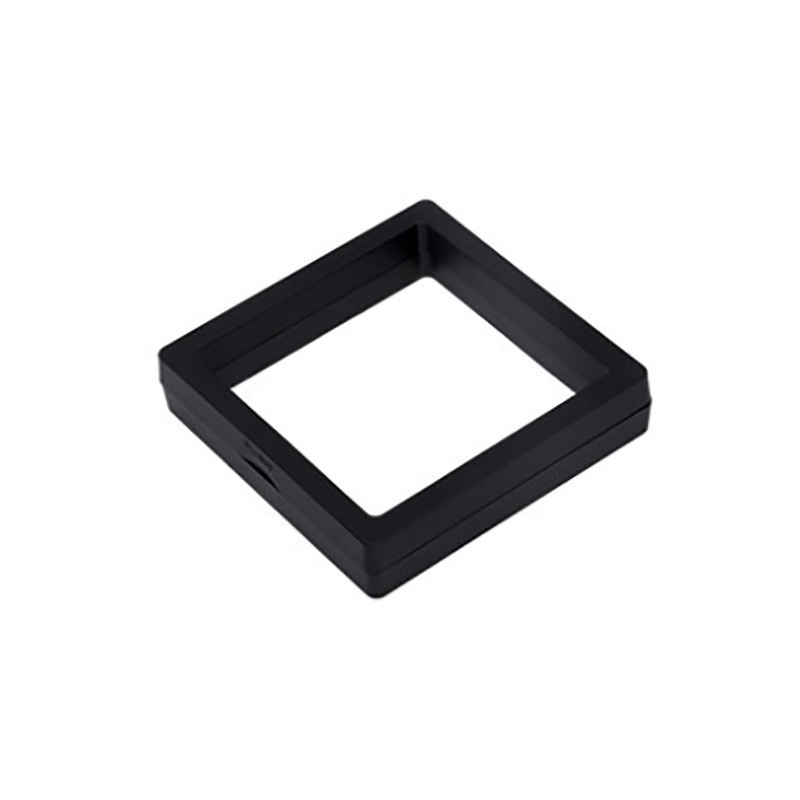 Caja de embalaje transparente flotante de película PE joyas auriculares anillos pulseras pulseras polvo a prueba de humedad caja de almacenamiento de joyas