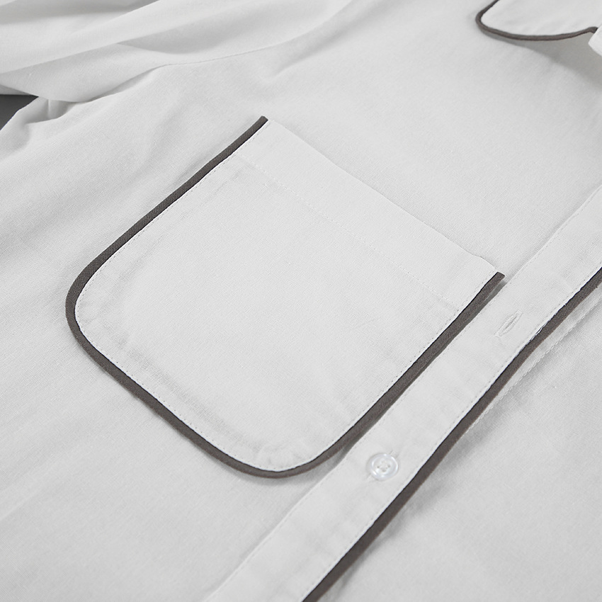 238g Weight Long Sleeve Sleeve Length Cotton Fabric Type Pant Co-ord Set Sets Type 2 Pieces Set Quantity Holiday, Outdoor, Daily Occasion Turndown Neckline Regular Fit Fit Type Solid Color, Lines Pattern Summer, Spring Season Women's Gender Pocket Design Streetwear Style Holiday Outdoor Daily Women's Streetwear Solid Color Lines Cotton Pocket Pant Co-ord Set Shorts Sets 8