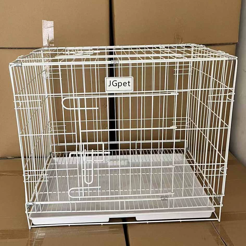 Клетка для собак с туалетом Складная для помещений Универсальная клетка для средних и маленьких собак, клетка для кошек Тедди, портативная клетка для домашних животных с лотком