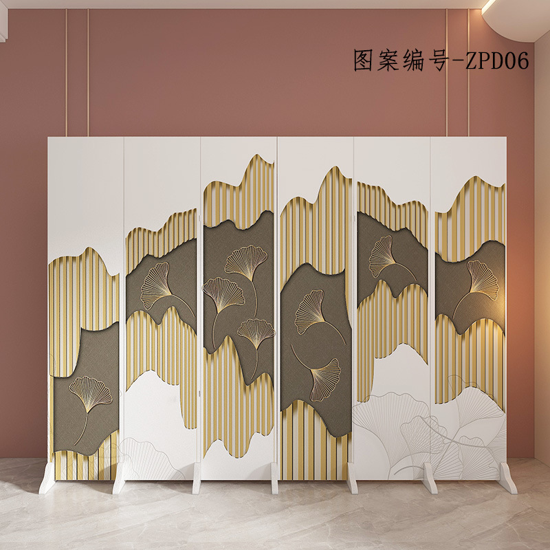 Bookroom screen partition wall living room office screen folding mobile modern bedroom entrance indoor simple partition