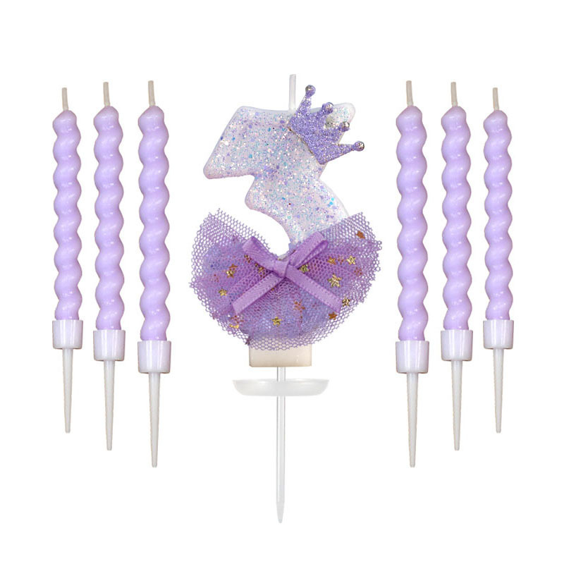 网红数字套装蜡烛蛋糕装饰生日派对蜡烛跨境电商亚马逊shein热卖|undefined