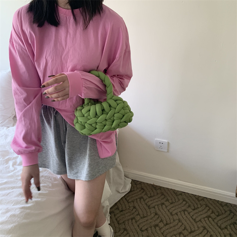 All Seasons Season Women's Small Polyester Solid Color Vintage Style Classic Style Square Open Dome Bag