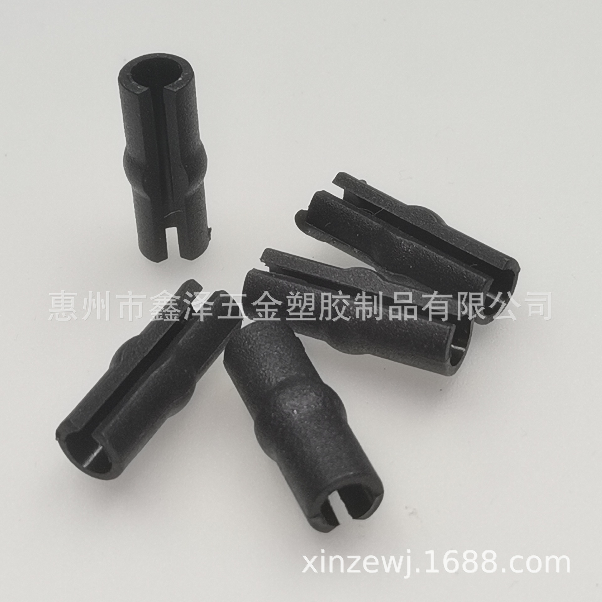 5MM线夹开口线卡碗碟架铁线脚垫置物架铁艺术制品塑料夹管夹