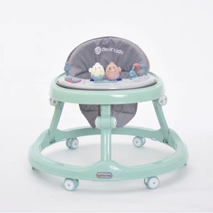 Baby Walker for Boys and Girls, Multifunctional Anti-Rollover, 7-18 Months, Boys and Girls Can Sit and Push Kidsren's Stroller
