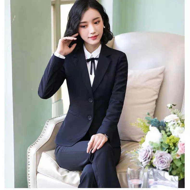 Autumn classic suit, vest, set for work, 4 piece set, plus size