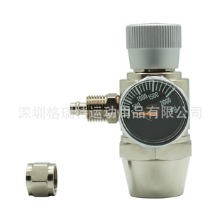 Water plant aquarium carbon dioxide regulator 2000psi pressure gauge suitable for 6mm bypass pipe