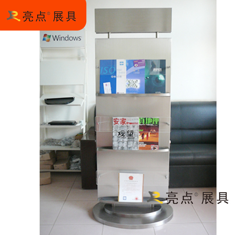 亮点展具加工广告宣传展架海报展示架多尺寸金属不锈钢挂画展示架