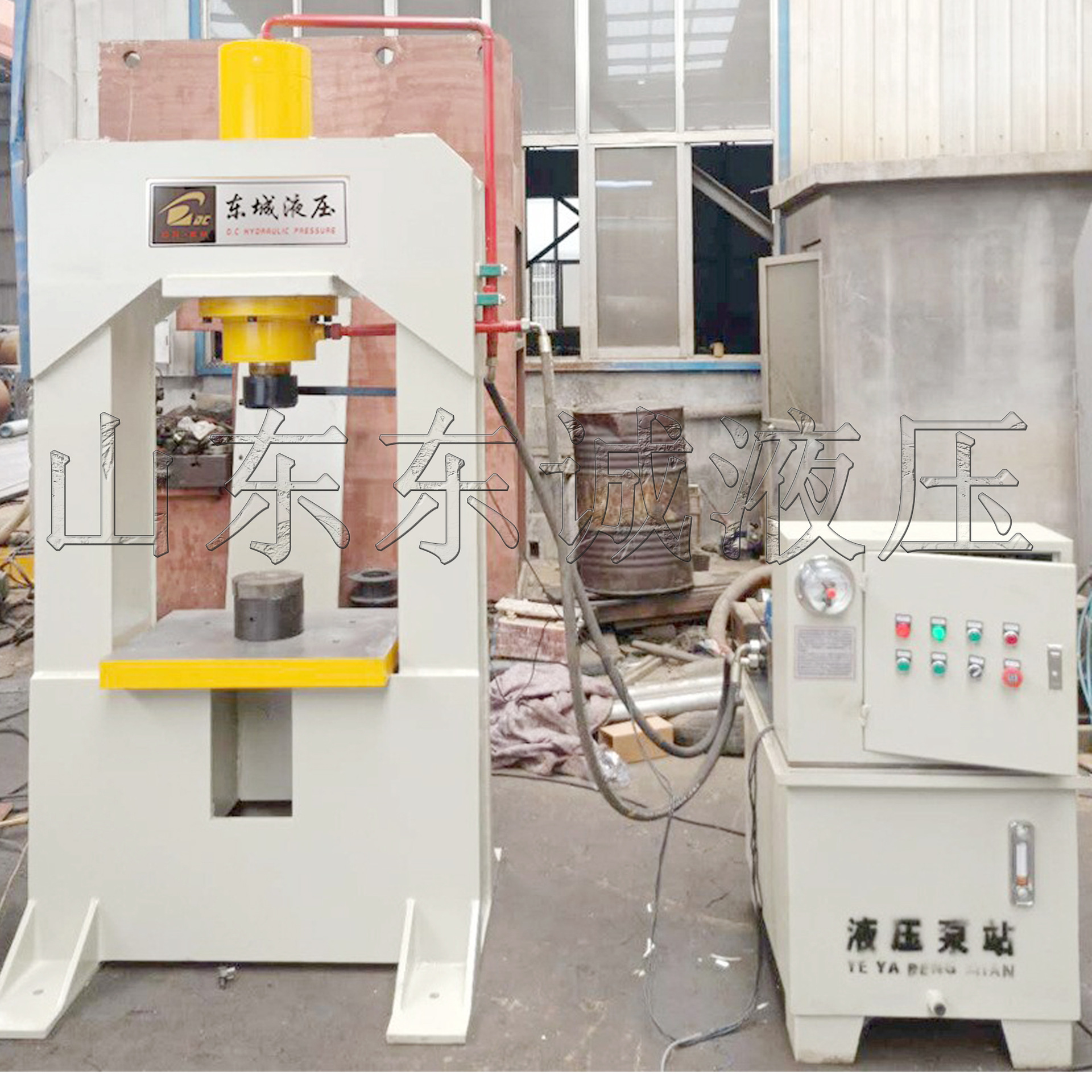 东诚直销100吨龙门液压机 圆钢校直龙门液压机 200吨龙门液压机