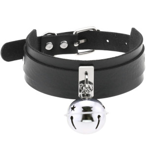 Cross-border Gothic Punk Harajuku Personality Double-layer Daling Dang Necklace Neck Strap Sexy Pendant Dang Dang Necklace Leather Collar
