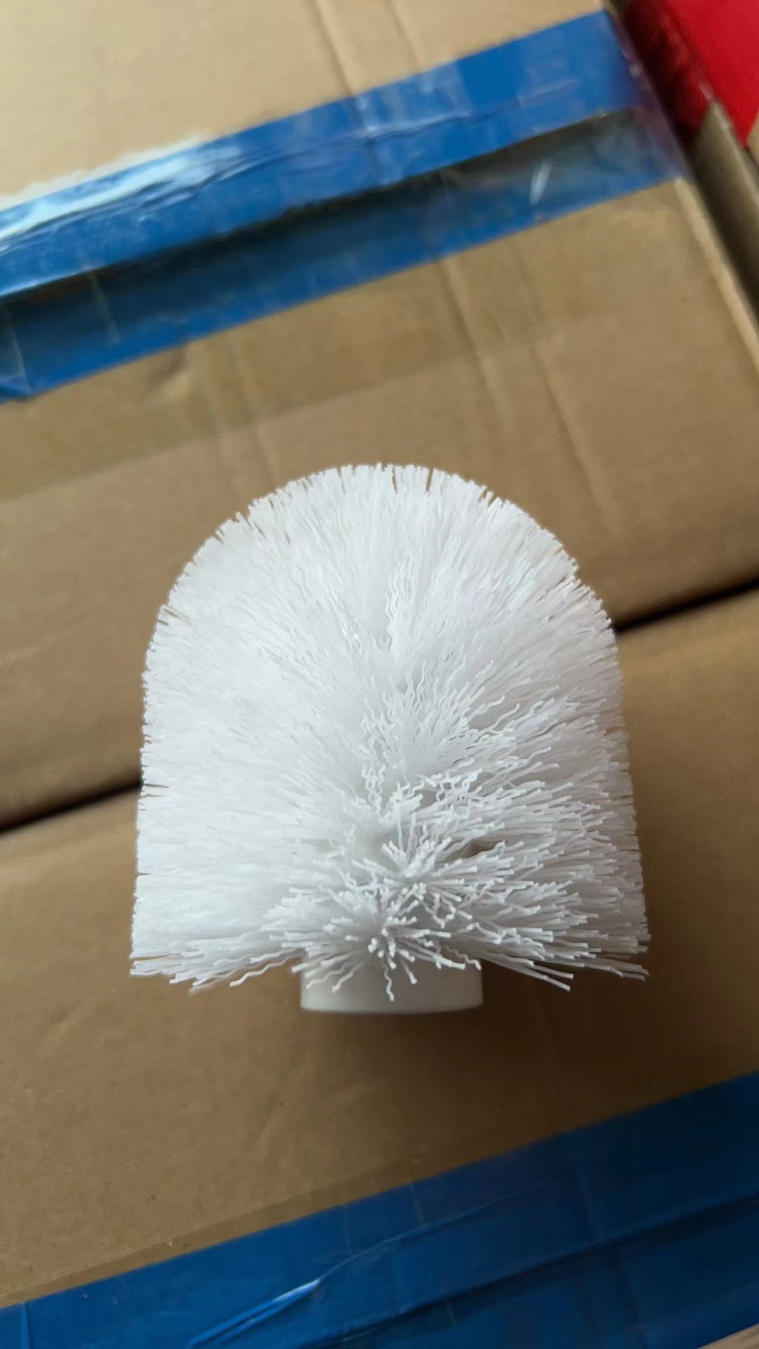 Cepillo de inodoro traje de plástico cereza cepillo de inodoro sin ángulo muerto artefacto de limpieza cabeza de cepillo de inodoro reemplazable