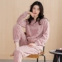 外穿加厚冬季女士家居服