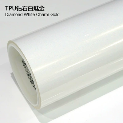 Auto Color Change Film – sales, popular product from the factory - tpu-diamond-white-charming-gold-1524m15m