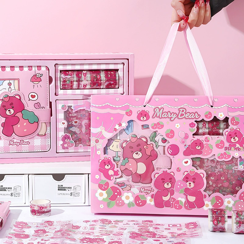 Набор подарочных коробок для ручного счета медведя