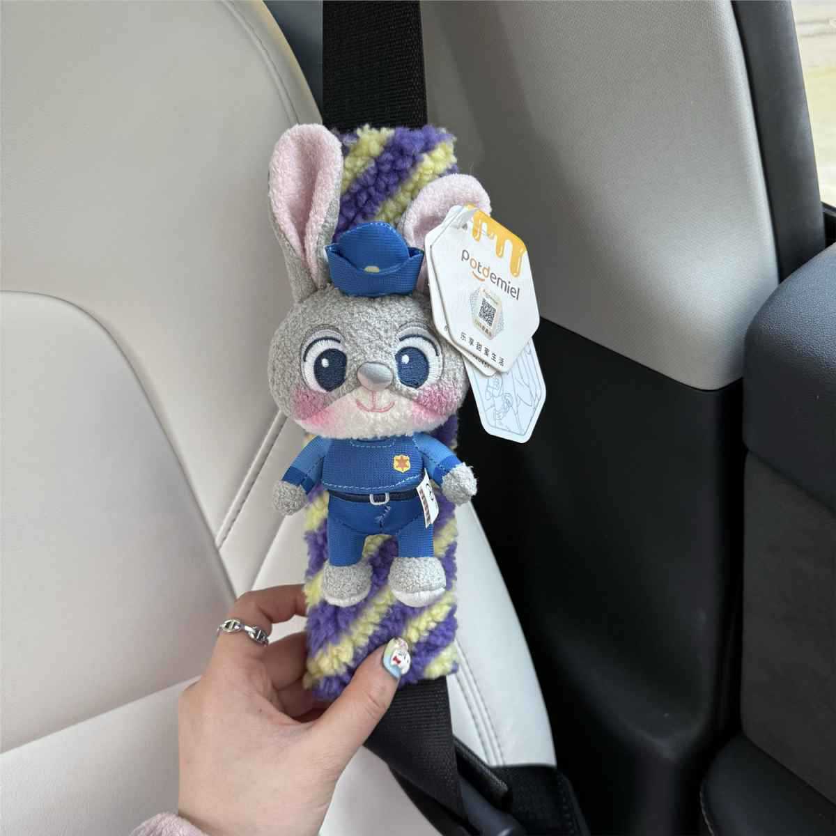 Zootopia Judy Nick Car Seat Belt Shoulder Pad Car Seat Belt Cover Car Interior Decoration Accessories