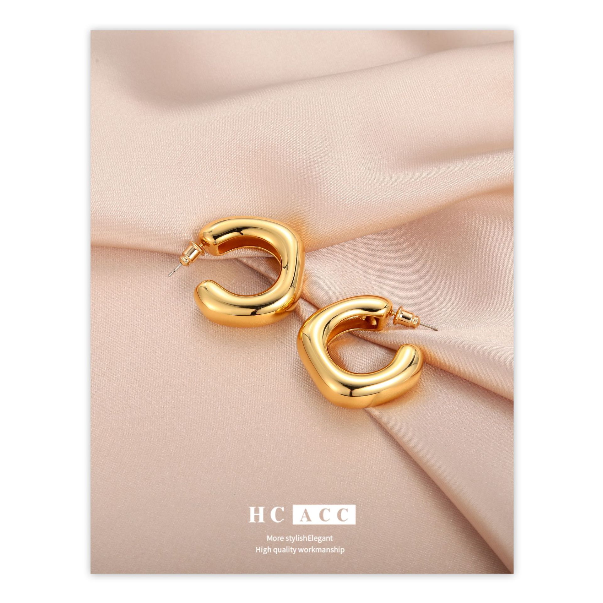 new-fashion-s925-silver-needle-arc-stud-earrings-female-niche-design-temperament-unique-earrings-high-grade-metal