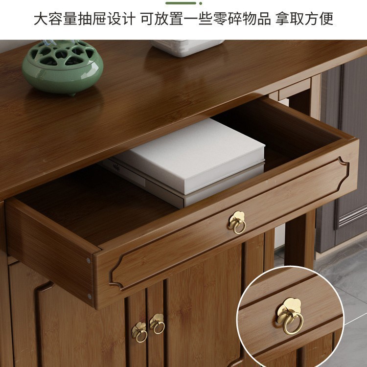 财神爷新中式玄关柜可简易供桌现代客厅佛龛香案家用简约佛台|undefined
