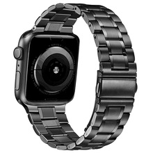 适用于苹果/iwatch表带/123456代/五铢不锈钢表带 /苹果五铢钢带