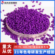 深圳塑胶配色厂注吹塑挤出拉丝食品通用紫色母粒高浓度色母粒颜料