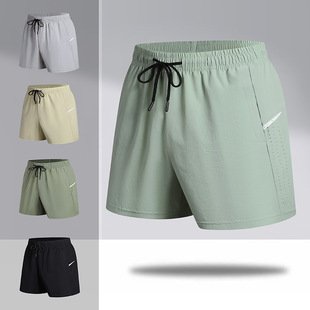 M-8XL Summer Men's Shorts Three-point Pants Five-point Pants plus size Sports Breathable Solid Color Outdoor Quick-drying Running Leisure