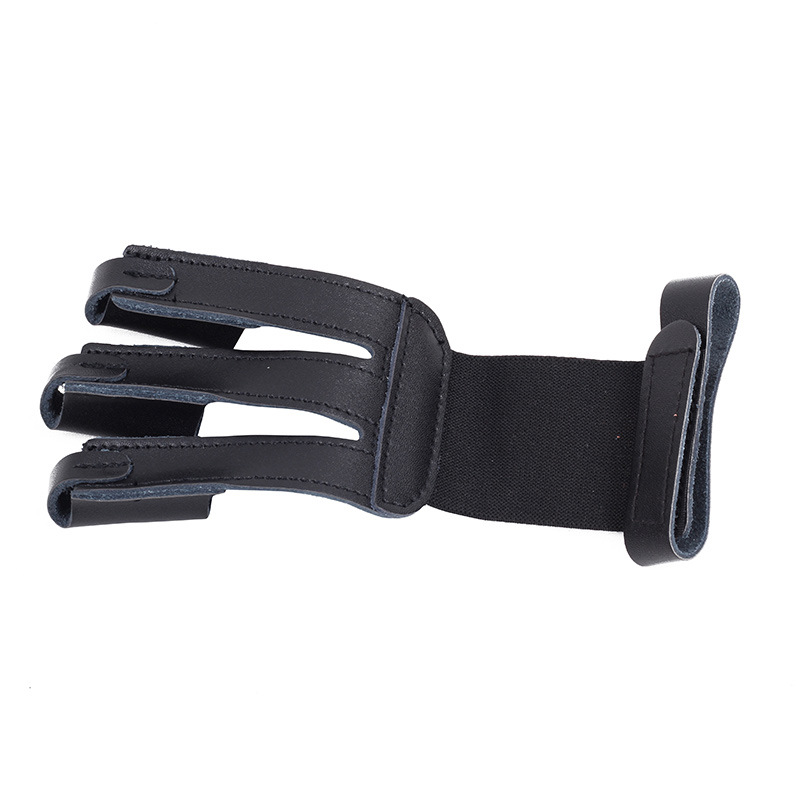 弓箭射箭护具三指护指 传统美猎反曲弓手指手套 护指训练拉弓配件