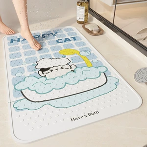 Hamam sürüşməyən xalça, duş xalçası, uşaqlar üçün, suya davamlı PVC