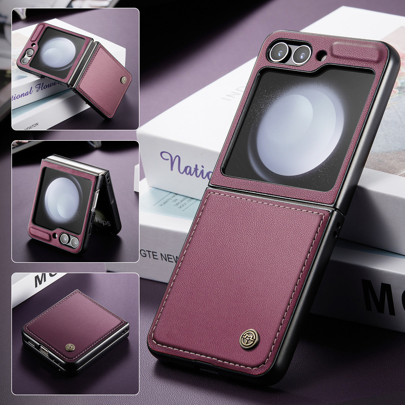 Suitable for Samsung Zflip6 Mobile Phone Case Galaxy Zflip 50% off Stackable Leather Case Zfold7 Flip Zfold5/6 Suitable for Samsung Zflip6 Mobile Phone Case Galaxy Zflip 50% off Stackable Leather Case Zfold7 Flip Zfold5/6