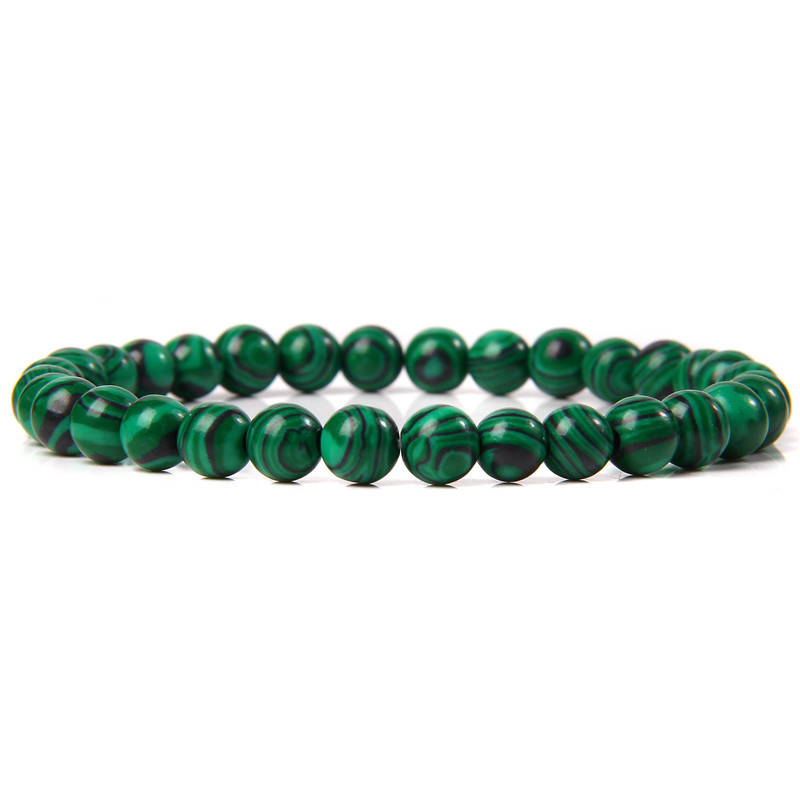 18g Weight Bracelets Classification Natural Stone Chain Material 1 Piece Quantity Holiday, Daily Occasion natural stone Material Round Pattern Unisex Gender Beaded Design Casual, Simple Style Style Casual Simple Style Round Natural Stone Wholesale Bracelets 3