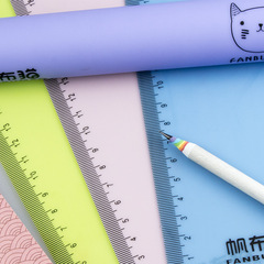 A4 writing jelly soft cushion board, exam transparent candy color calligraphy board, waterproof silicone, A3 A5