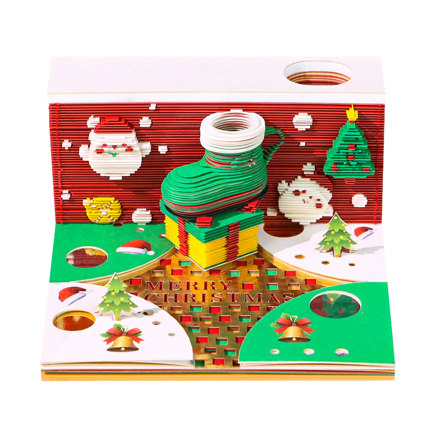 3D Castle Desk Calendar, Custom Creative Gift, 2026 Weekly Options with Lighted Covers