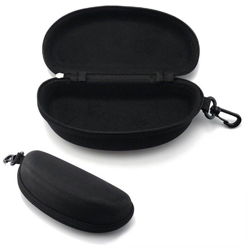 Wholesale Bicycle Sunglasses Storage Box Black Riding Sunglasses Box with Hook Outdoor Equipment
