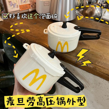 新款社牛高压锅型304不锈钢泡面碗带盖学生宿舍高颜值饭碗大容量