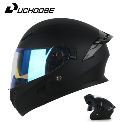3C Certified Motorcycle Open-Face Motorcycle Safety Supplies - matt-black-aurora-blue-comes-with-transparent-mirror-bluetooth-headset-m