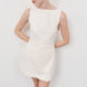 Cross-border European and American Women's 2025 Summer New Simple Pure White Slim Sleeveless Vest dress Street Fashion