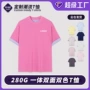 男女夏季短袖圆领t恤衫