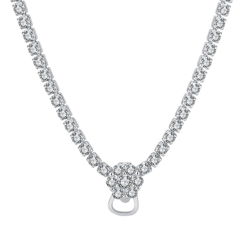 S925 Cadena de plata 45 + 10cm