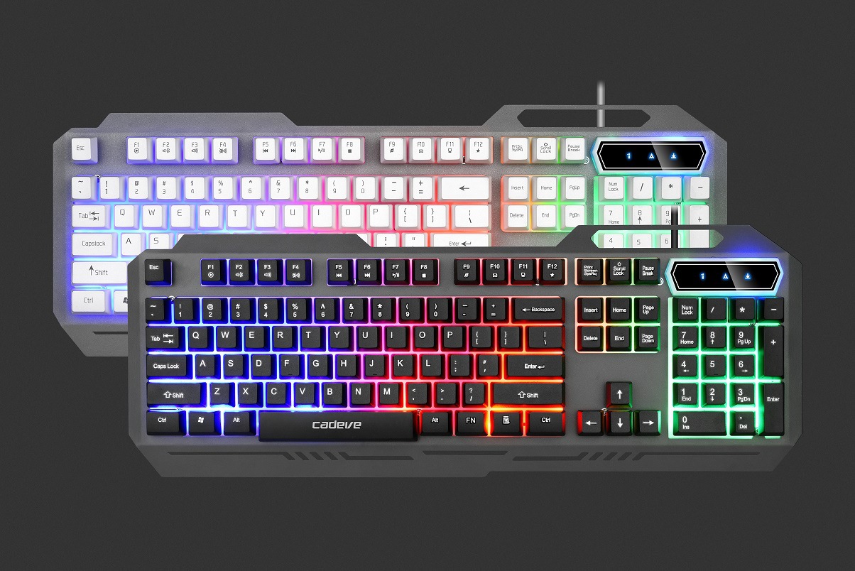 凯迪威 6900 computer wired metal keyboard and mouse set gaming keyboard and mouse set new suspension type
