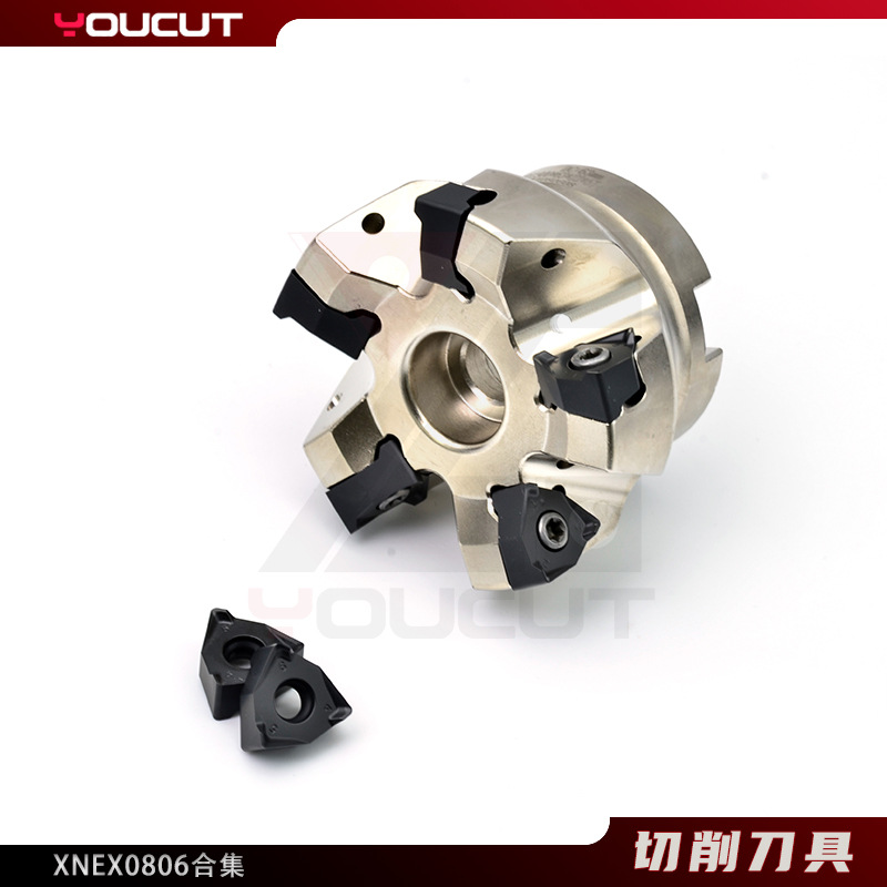 厂家直供数控快进给面铣削刀盘XNEX0806面铣刀五金刀具