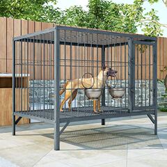大型犬用犬ケージ、特殊鉄筋丸鋼犬ケージ、厚くて重い中型および大型犬ケージ、特大スペース犬ケージ